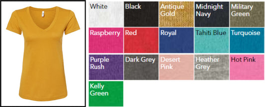 Next Level Ladies V-Neck Tee