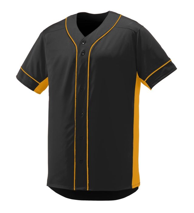 Adult/Youth Full Button Baseball Jersey with trim