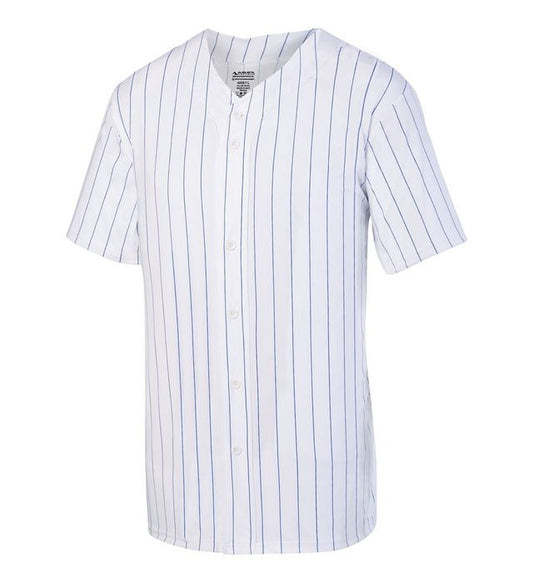 Adult/Youth Pinstripe  Full Button Baseball Jersey