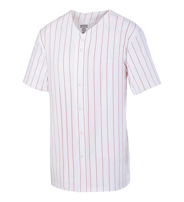 Adult/Youth Pinstripe  Full Button Baseball Jersey