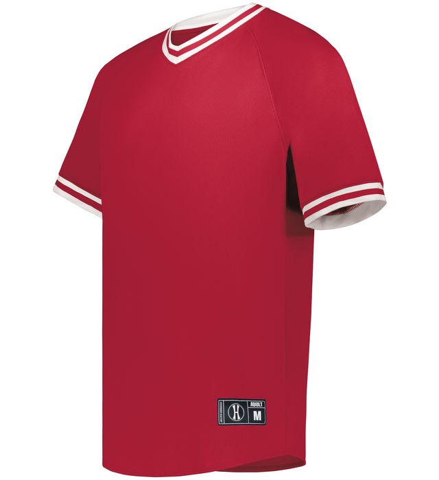 ADULT V-NECK BASEBALL JERSEY