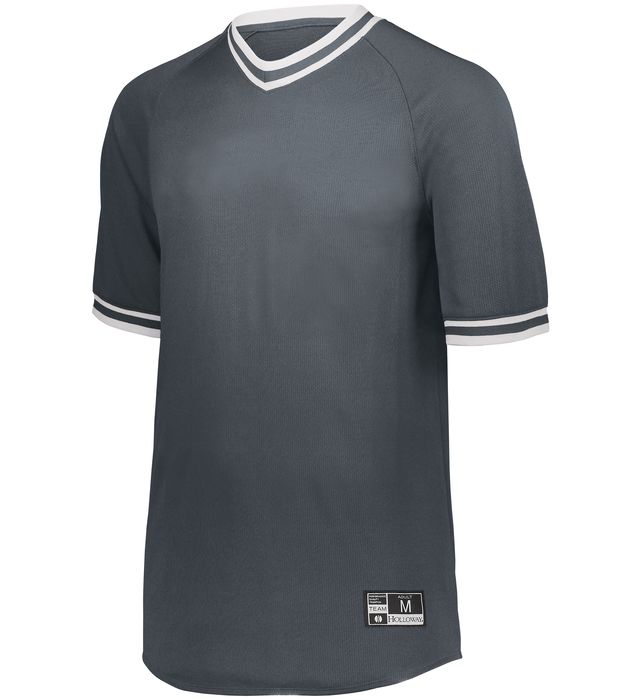 ADULT V-NECK BASEBALL JERSEY