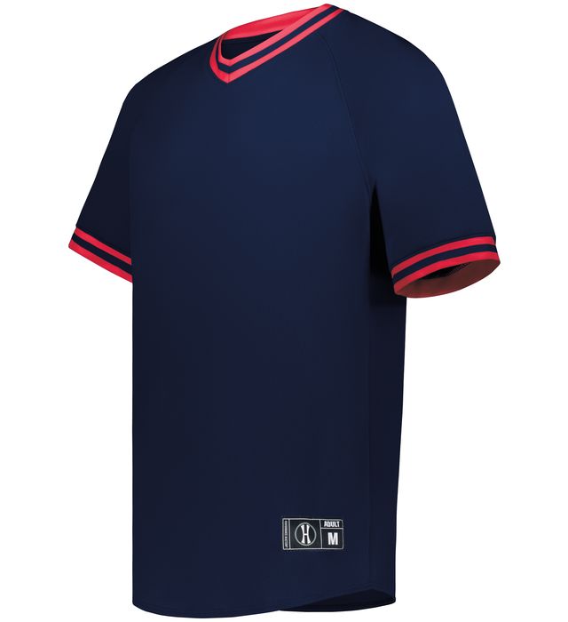 ADULT V-NECK BASEBALL JERSEY