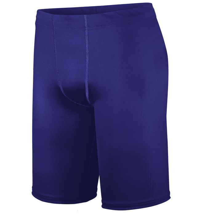 Adult Men Solid Compression Shorts