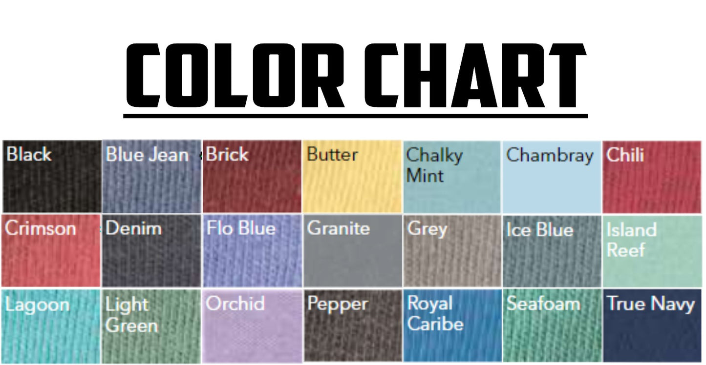 Adult Short Sleeve Comfort Color T-Shirt