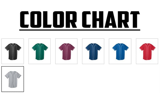 Adult Mesh Full Button Baseball Jersey