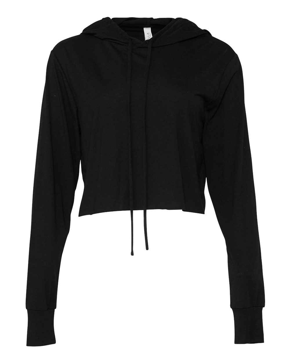 Ladies Crop Long Sleeve Hoodie