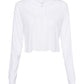 Ladies Crop Long Sleeve Hoodie