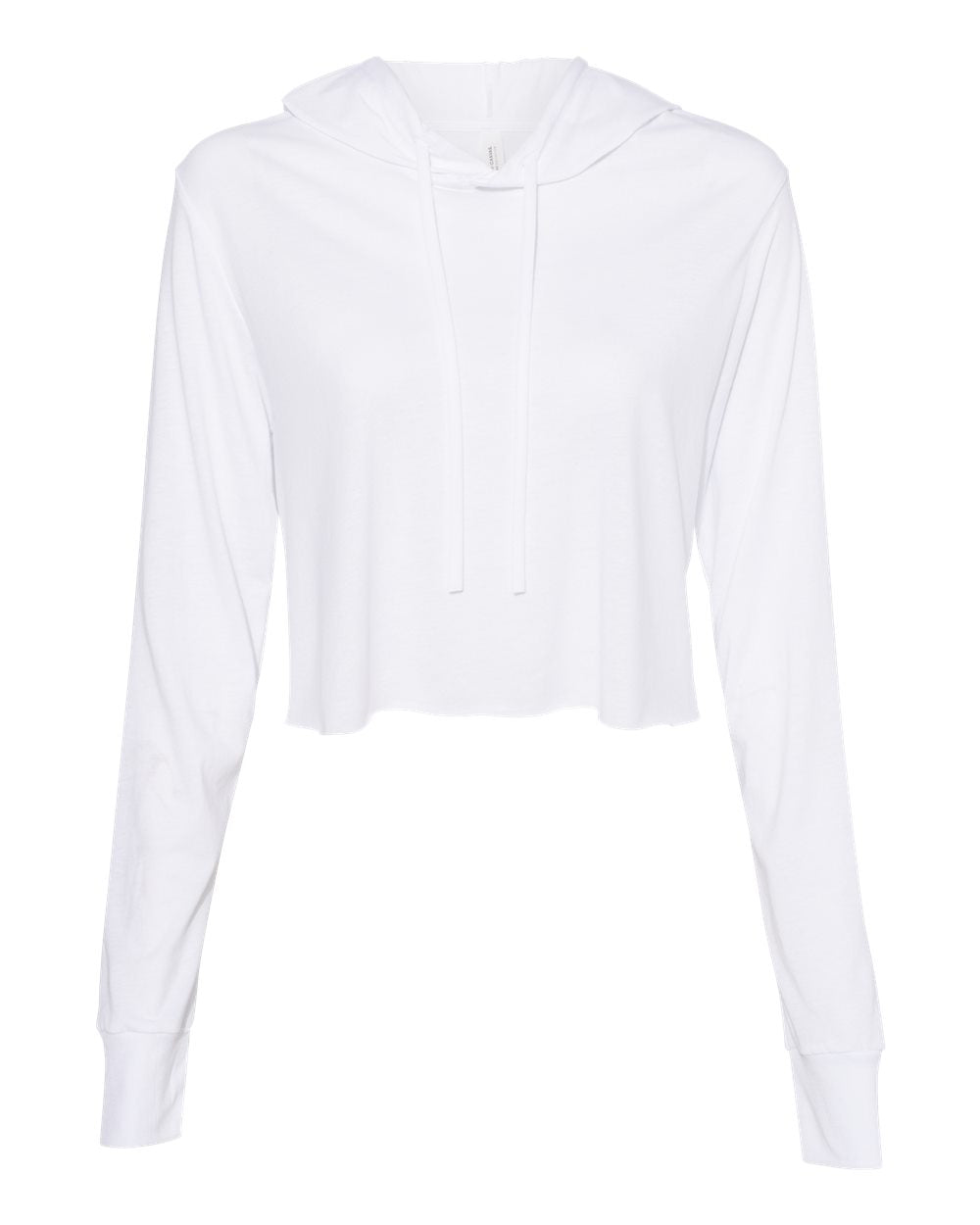 Ladies Crop Long Sleeve Hoodie
