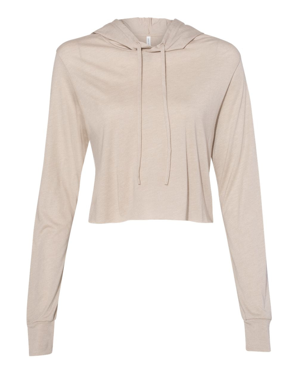 Ladies Crop Long Sleeve Hoodie