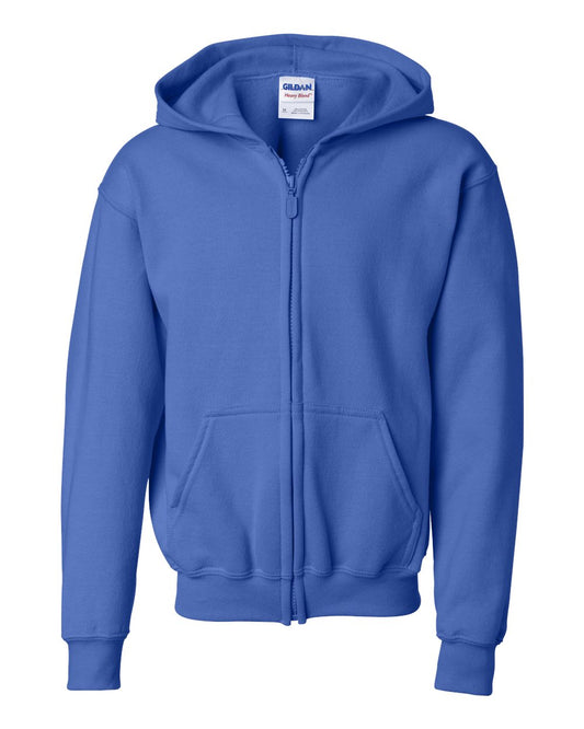Gildan Youth Zip Hoodie Sweatshirt