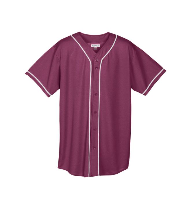 Youth Mesh Full Button Baseball Jersey