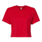 Ladies Drop Sleeve Crop Tee