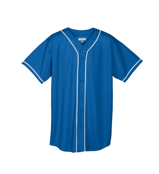 Adult Mesh Full Button Baseball Jersey