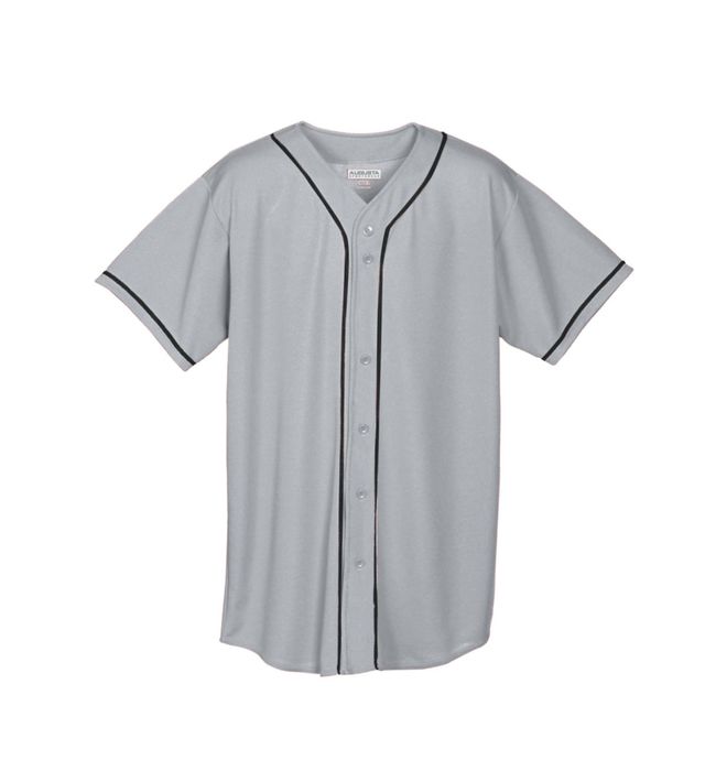 Adult Mesh Full Button Baseball Jersey